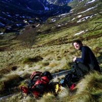 John Evans on Creag Meagaidh (Sean Kelly)