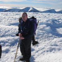 Andy C. on Beinn Macdui (Sheena Hendrie)