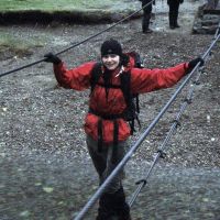 Vicky on the wire (Roger Dyke)