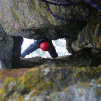 Anna framed by Symphony Crack (Roger Daley)