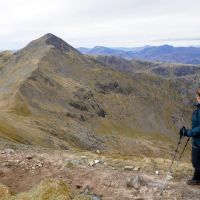 Looking along the ridge from Sgorr Dhearg to Sgorr Dhonuill (Dave Wylie)
